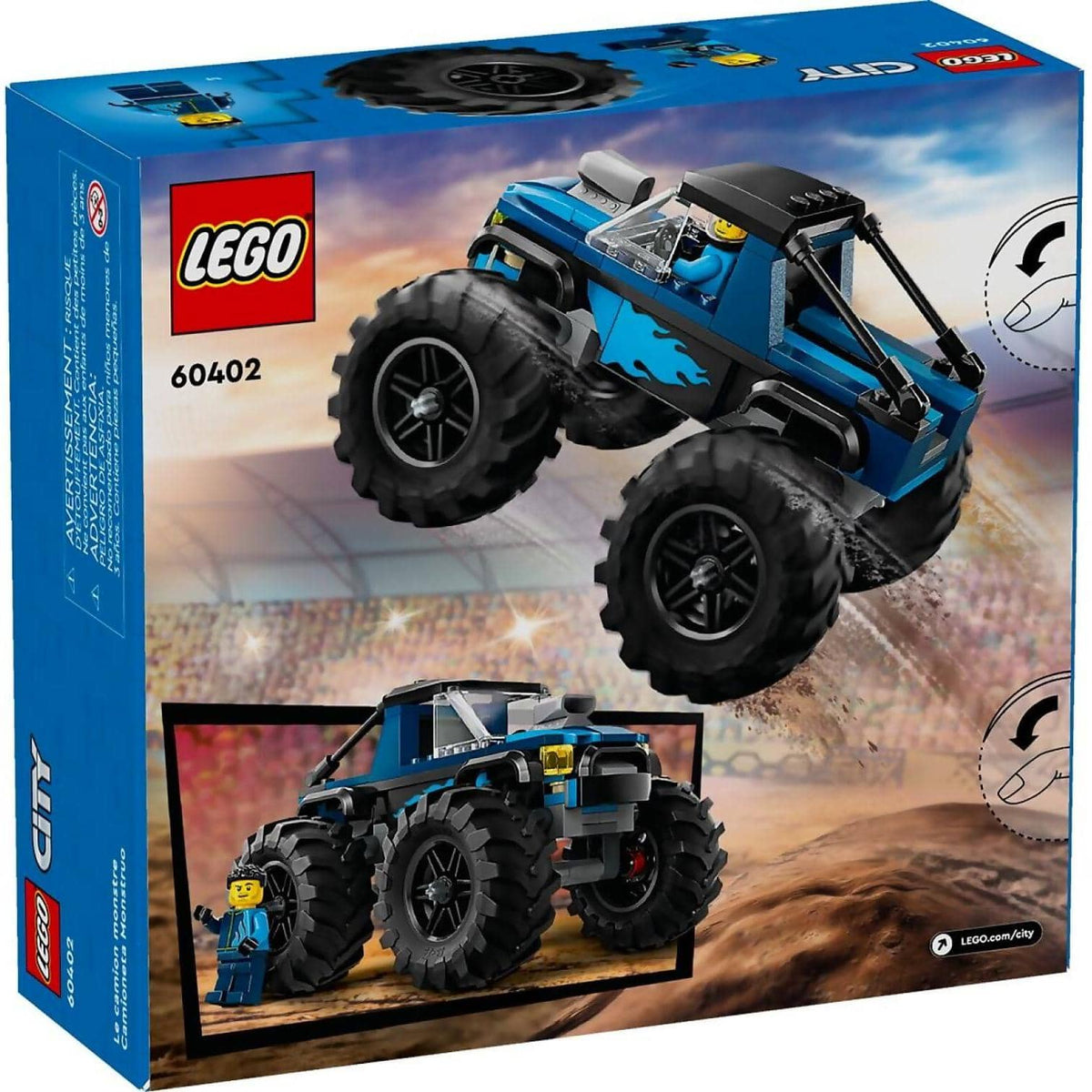 LEGO® 60402 Blue Monster Truck - City