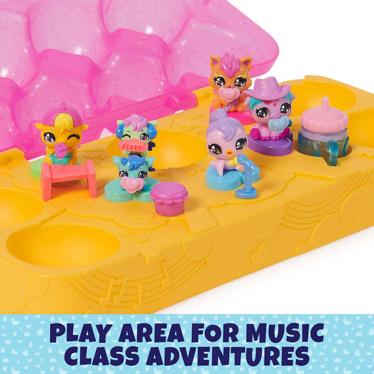 Hatchimals - Alive - Pink & Yellow Egg Carton Playset - Spin Master