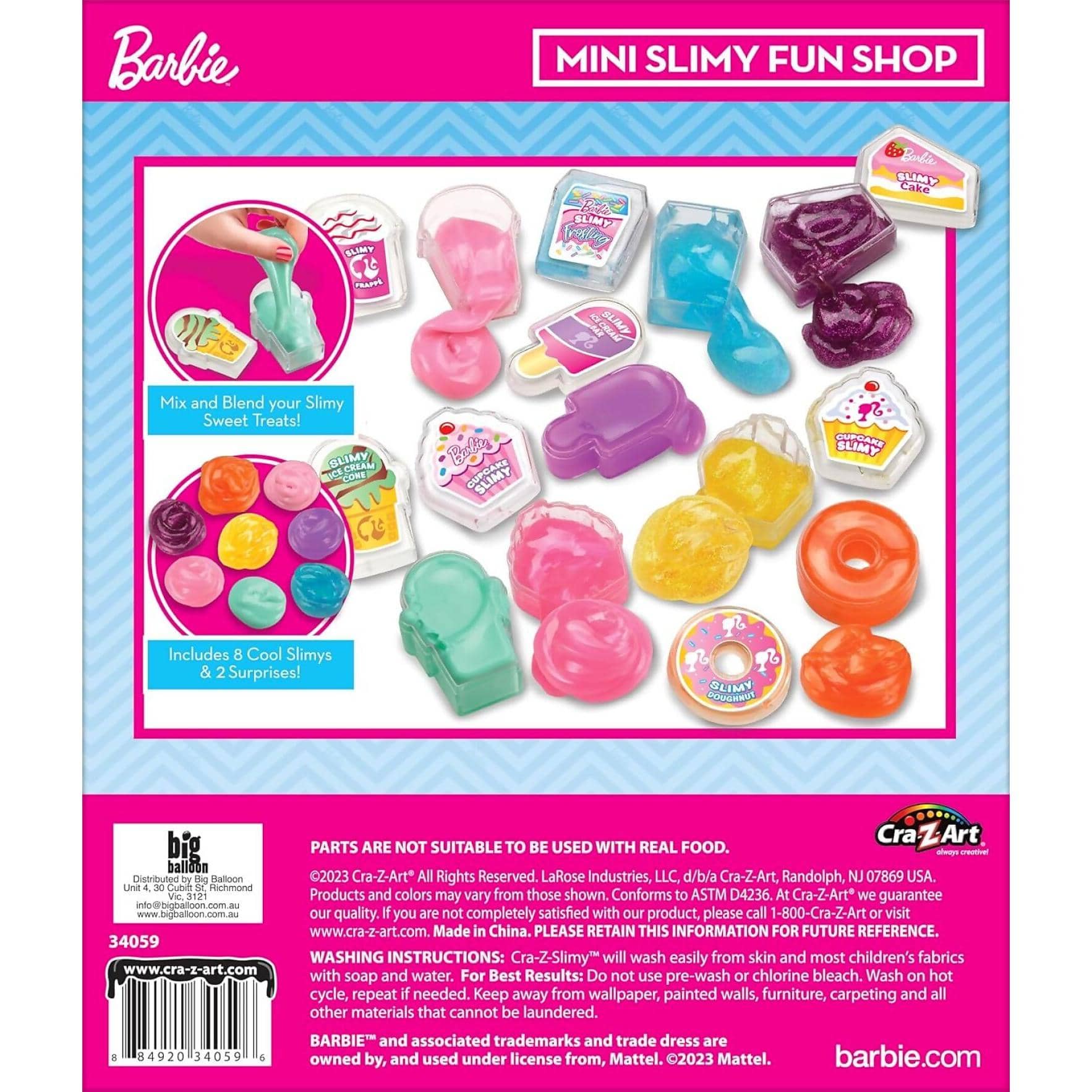 Cra-Z-Art - Barbie Mini Slimy Fun Shop