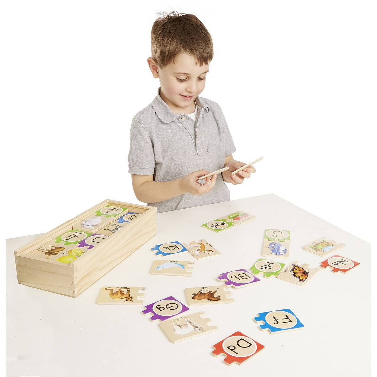 Melissa & Doug - Self-correcting Alphabet Letter Puzzles