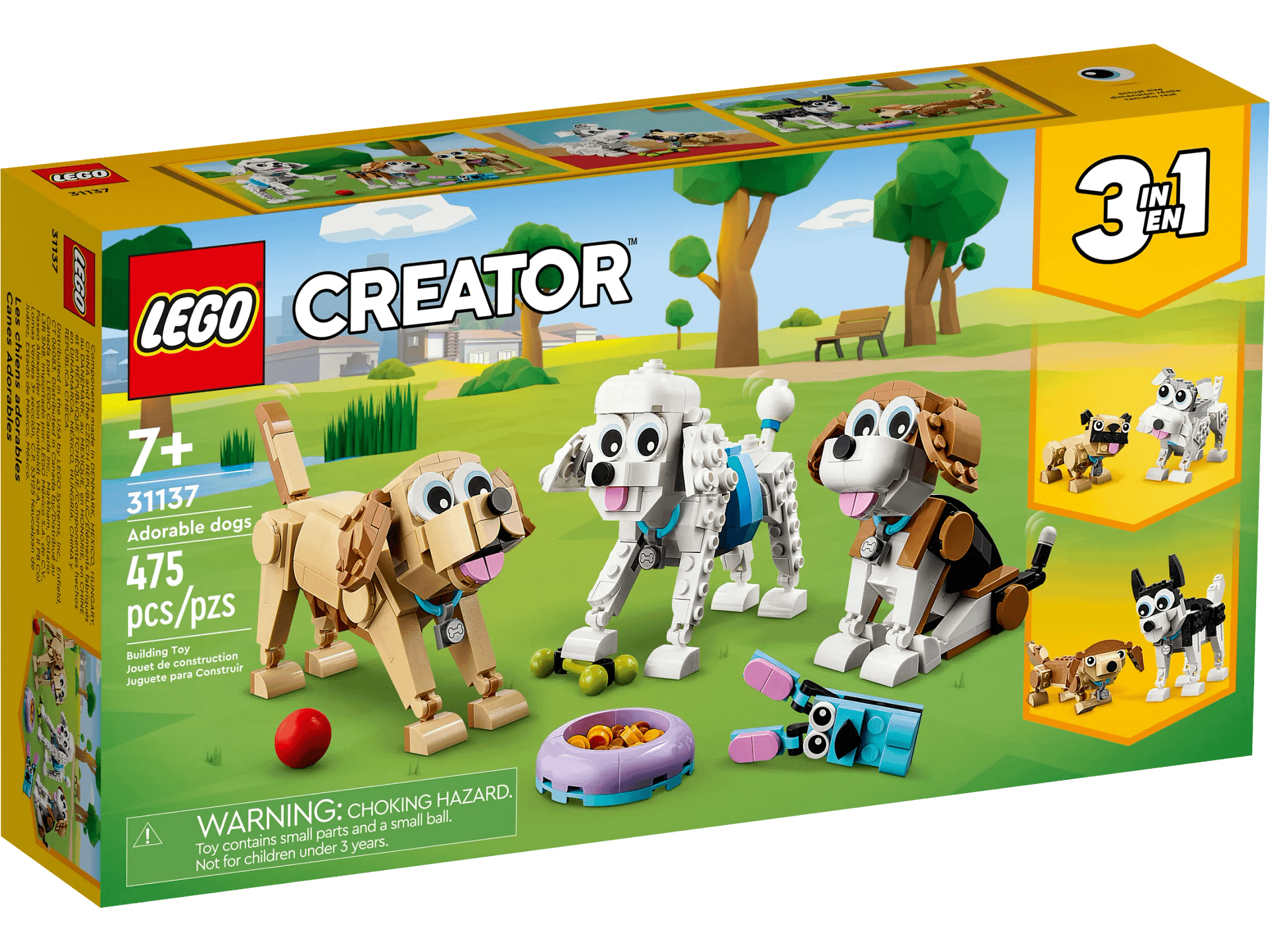LEGO® 31137 Adorable Dogs - Creator 3in1