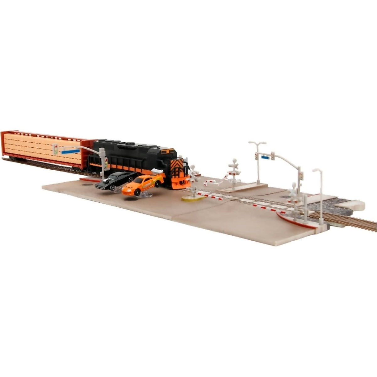 JADA TOYS - FAST & FURIOUS NANO TRAIN SCENE SCALE DIECAST SET