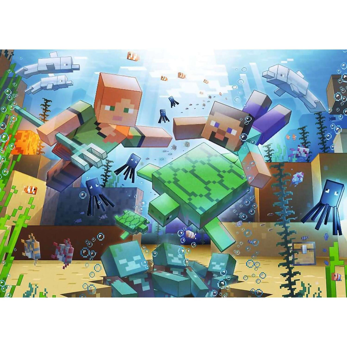 Ravensburger - Minecraft Mosaic Jigsaw Puzzle 1000 Pieces