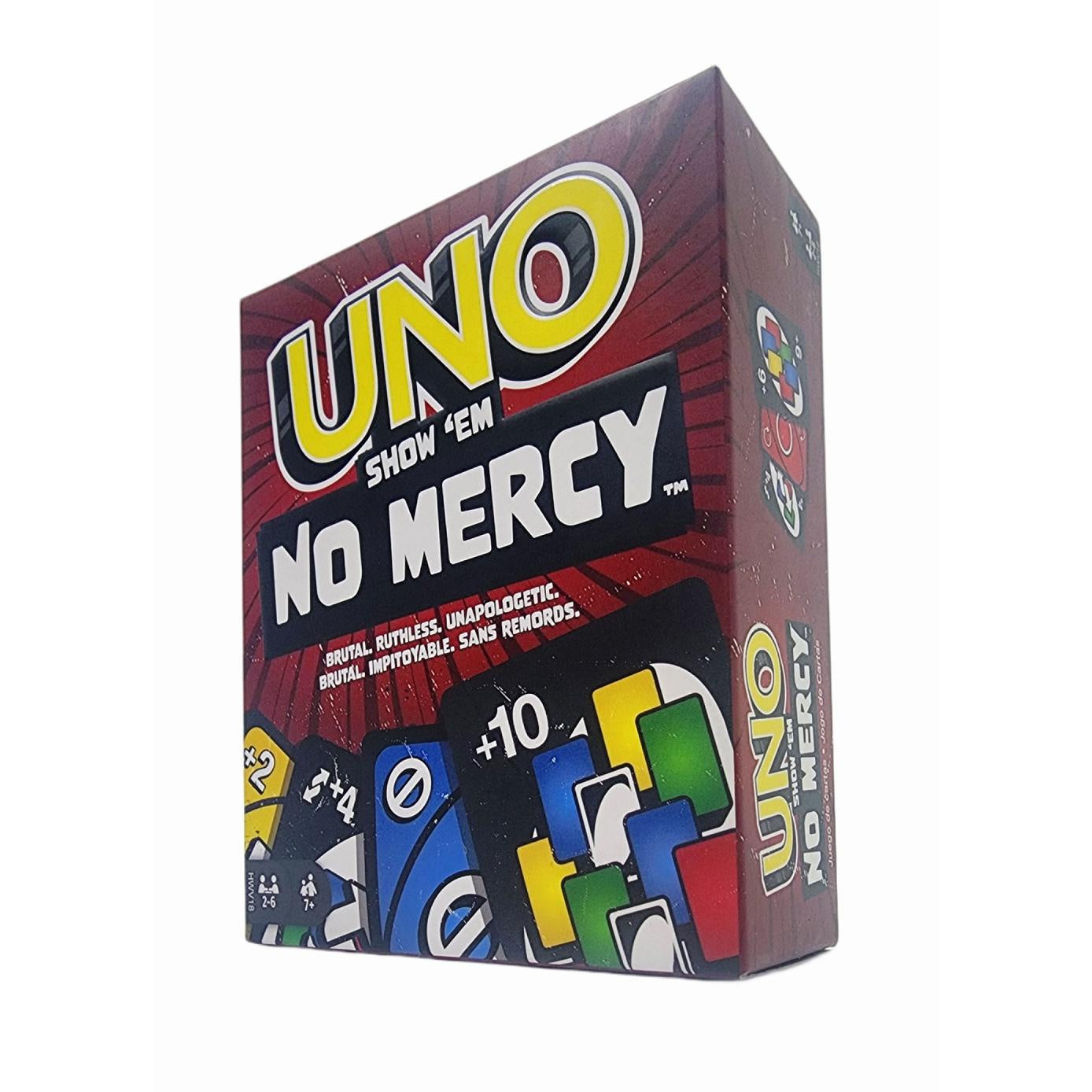 UNO - Show em No Mercy Card Game For Kids Adults & Family Night Parties And Travel - Mattel