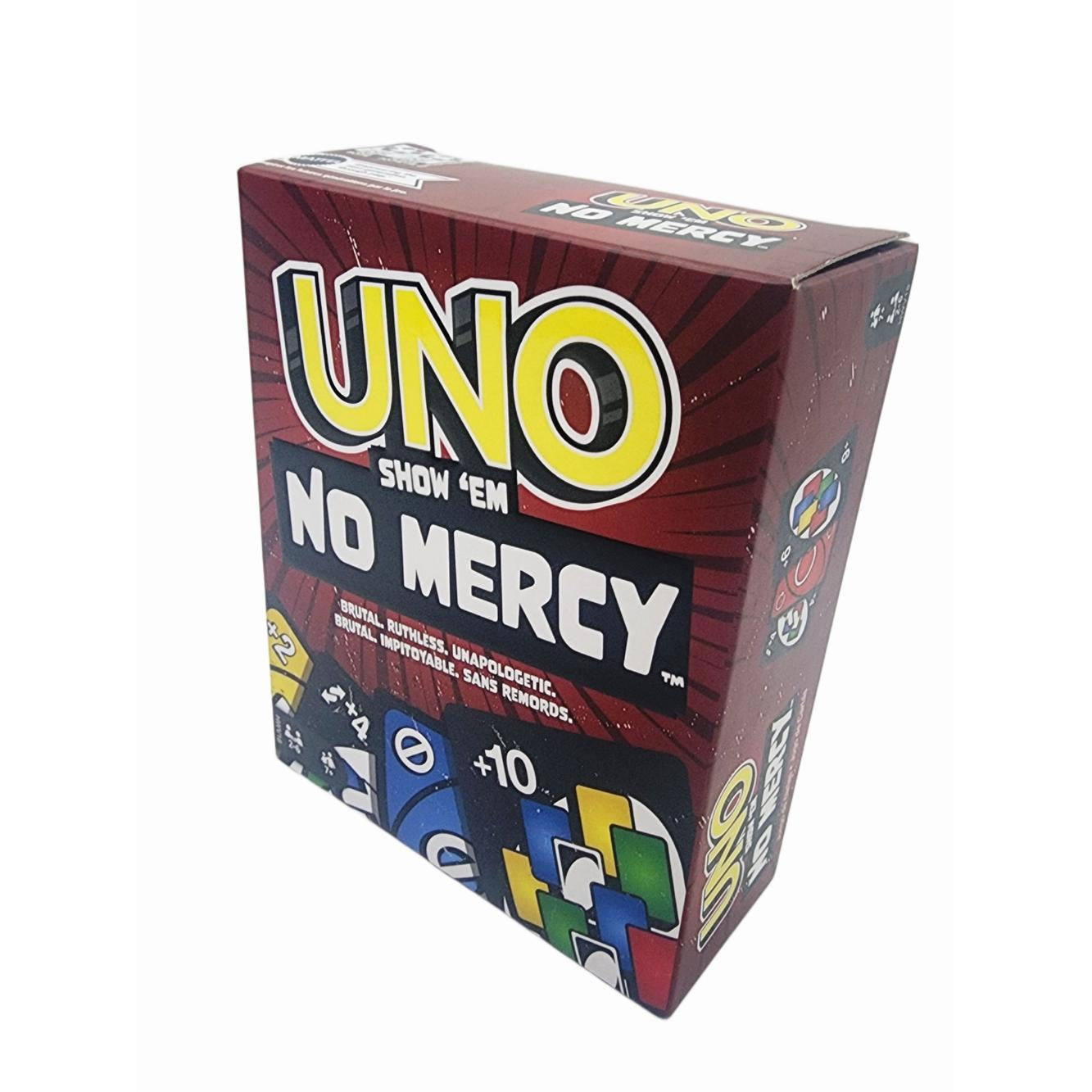 UNO - Show em No Mercy Card Game For Kids Adults & Family Night Parties And Travel - Mattel
