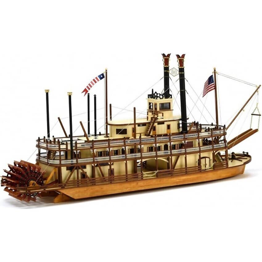 ARTESANIA - SCALE 1/80 KING OF THE MISSISSIPPI 2021 WOODEN SHIP MODEL (20515)