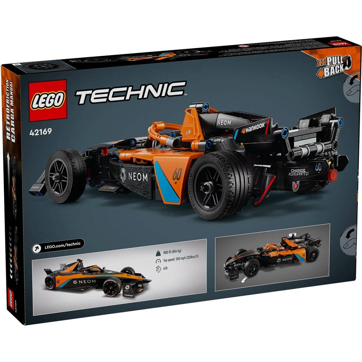 LEGO® 42169 NEOM McLaren Formula E Race Car - Technic