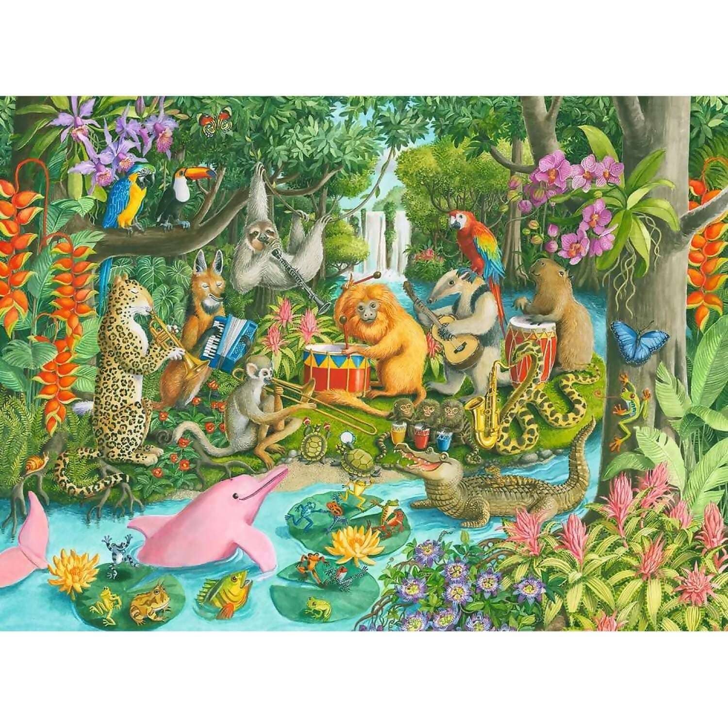 Ravensburger - Rainforest River Band Jigsaw Puzzle XXL 100 Pieces