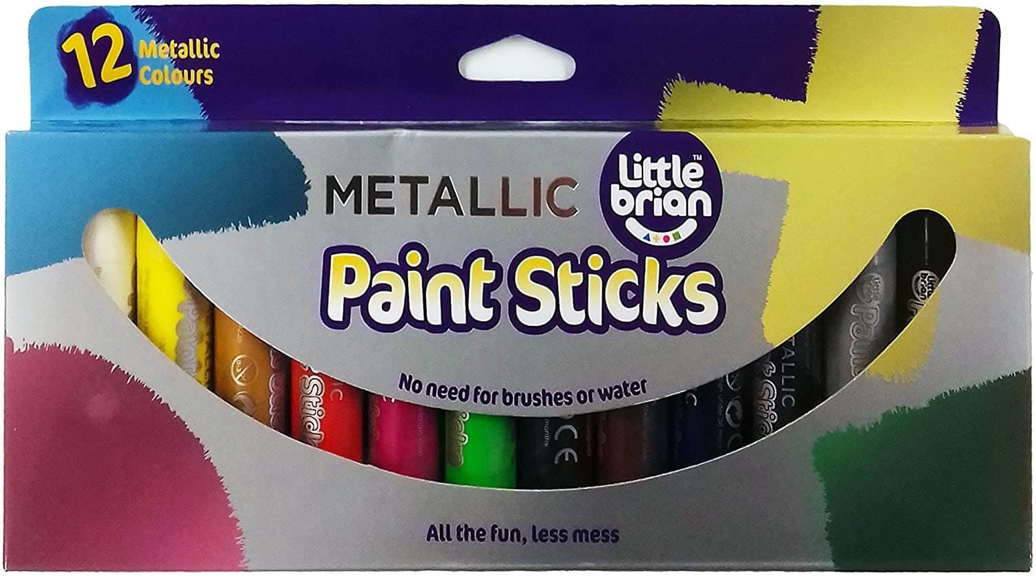 Little Brian - Metallic Paint Sticks 12 Piece Pack