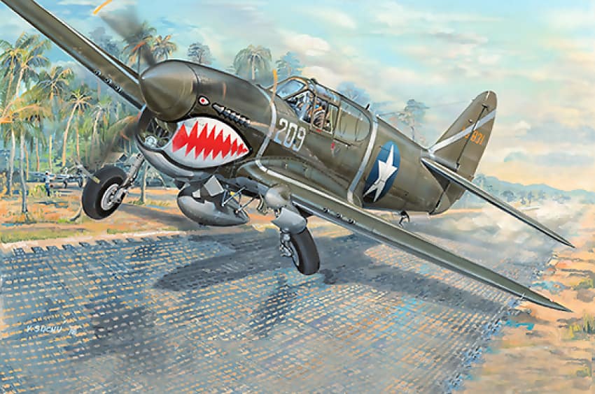 TRUMPETER 1:32 P-40F WARHAWK