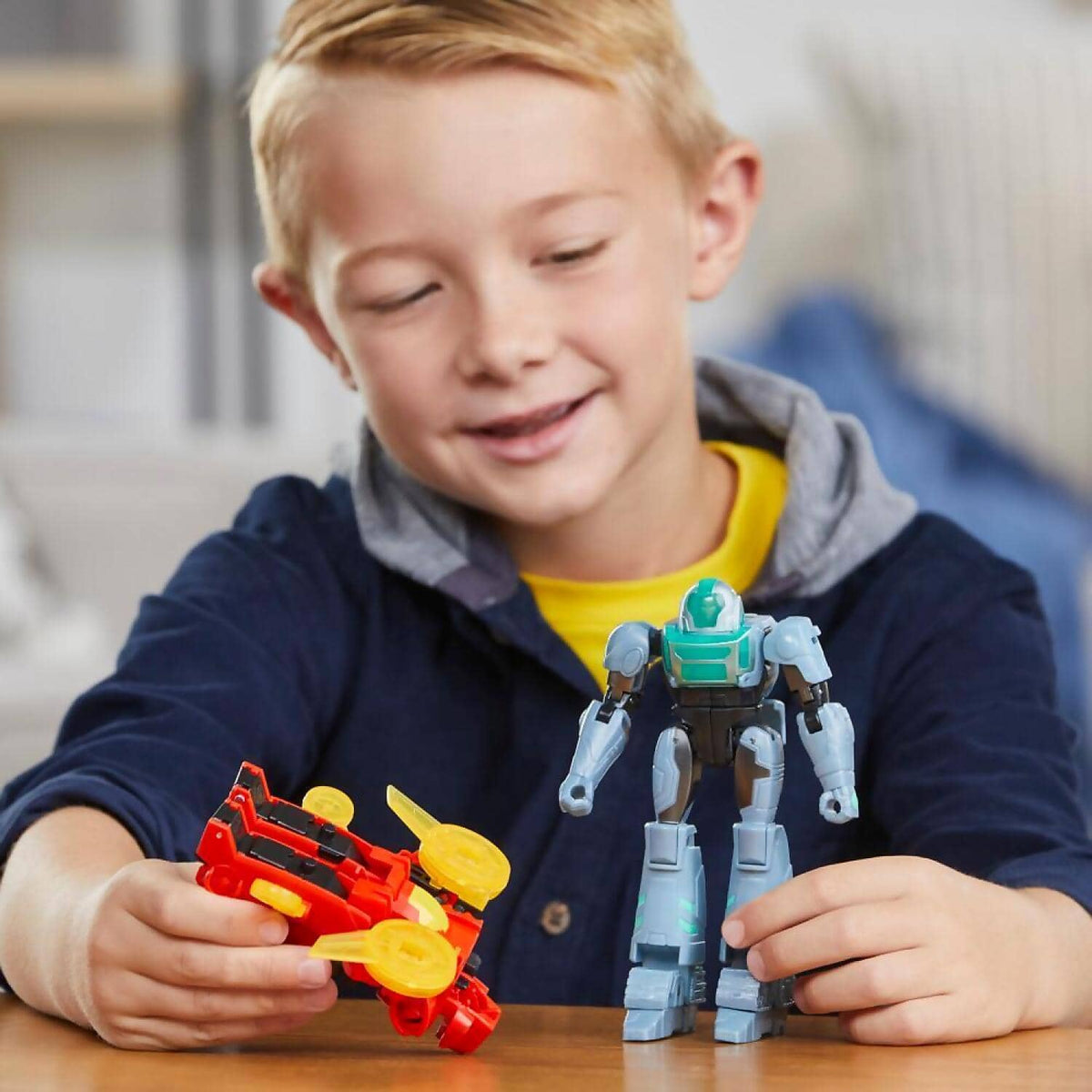 Transformers - Earthspark Cyber-combiner Terran Twitch And Robby Malto Action Figures - Hasbro