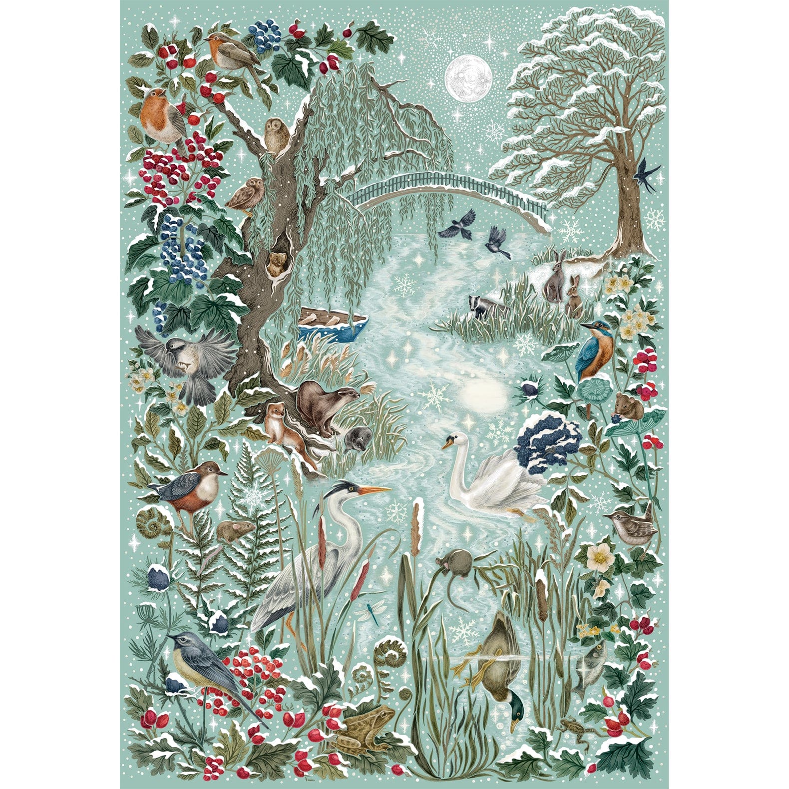 Gibsons - The Art File Frosted River - Jigsaw Puzzle 1000 Pieces