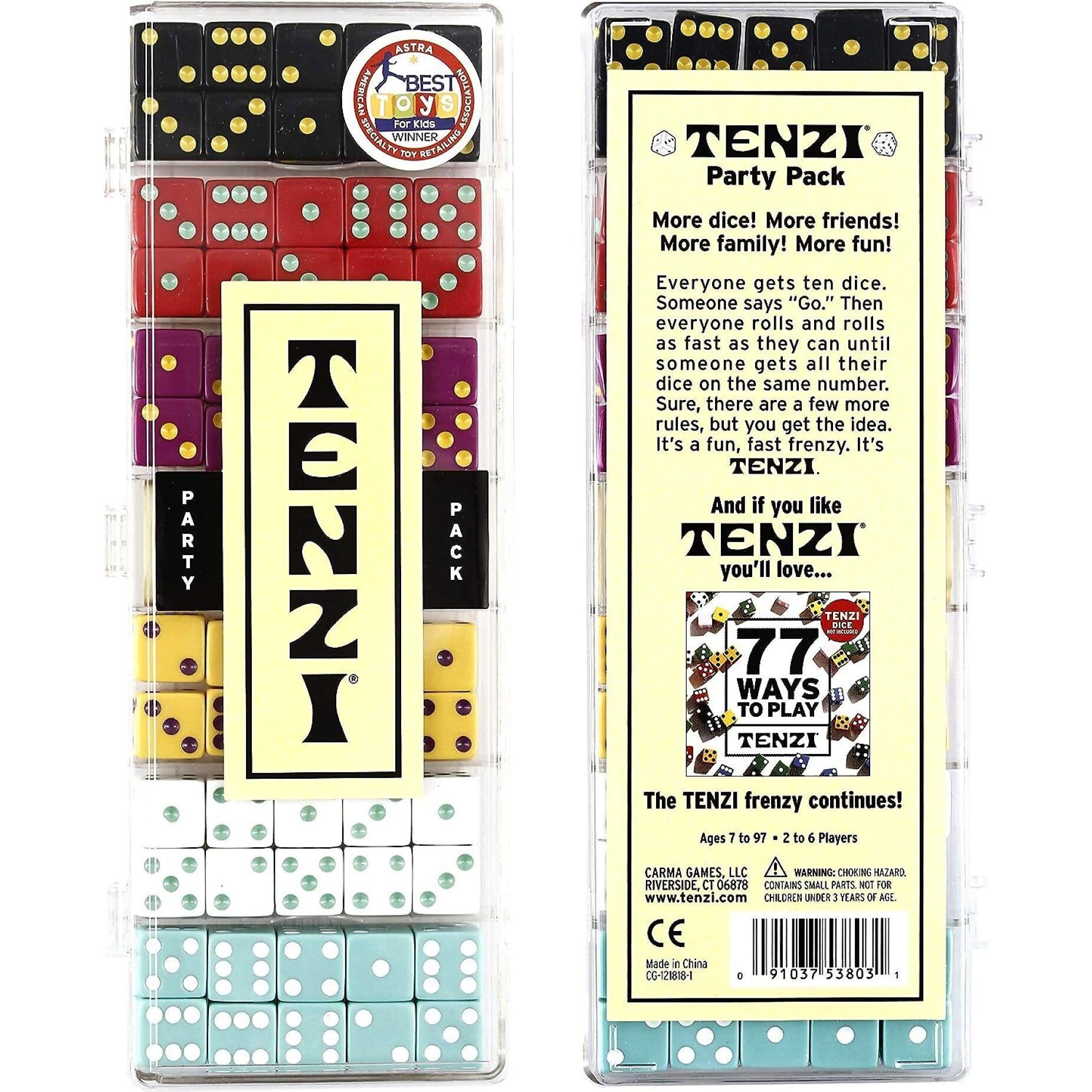 Tenzi - Party Pack - 1 Pack - Assorted Colours