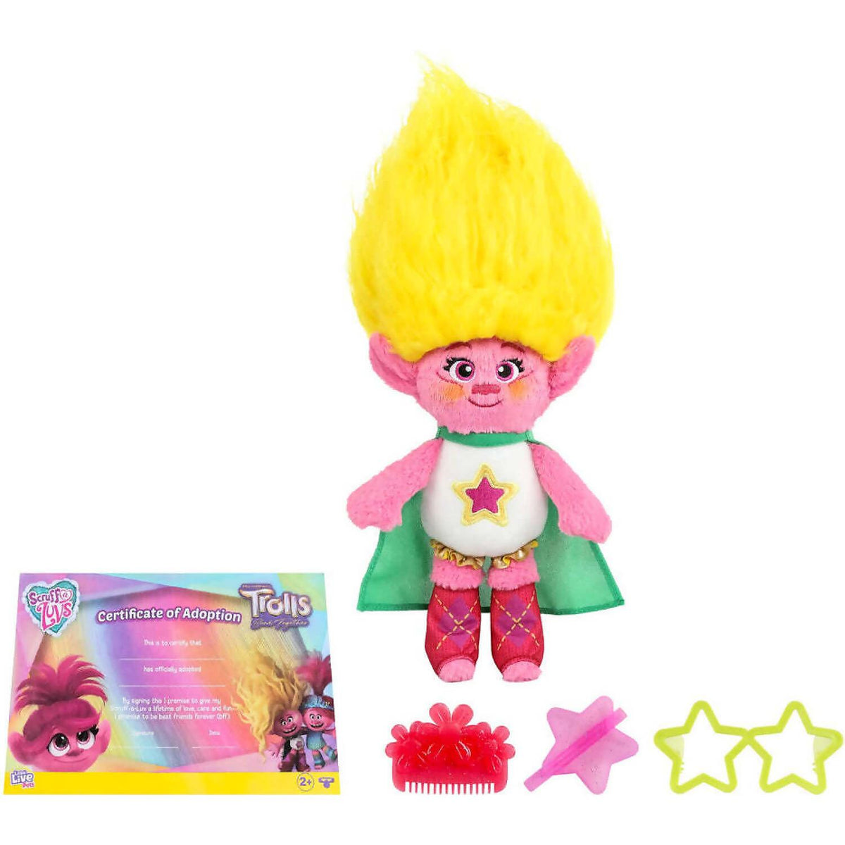 Little Live Pets - Scruff a Luvs Trolls Band Together Reveal. Wash Reveal And Style A Cute Plush Trolls Doll