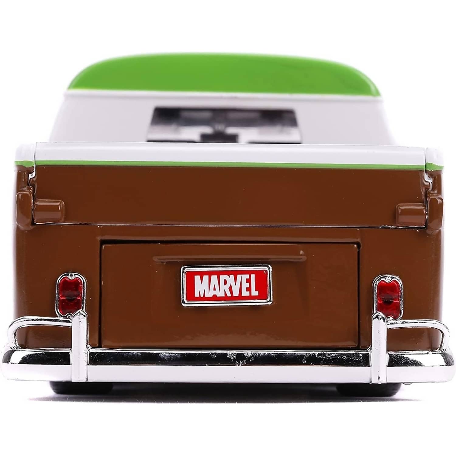 JADA TOYS - MARVEL 1963 VOLKSWAGON BUS PICKUP WITH GROOT 1:24 SCALE DIECAST VEHICLE & FIGURE SET