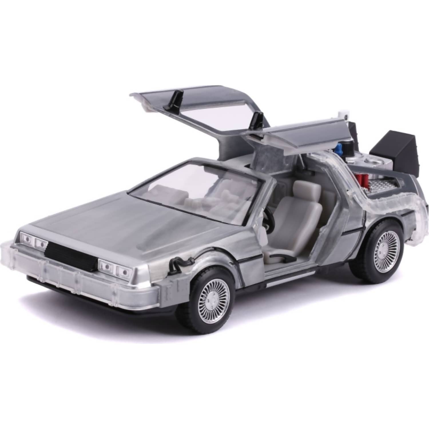 JADA TOYS - BACK TO THE FUTURE PART II DELOREAN TIME MACHINE 1:24 SCALE DIECAST VEHICLE