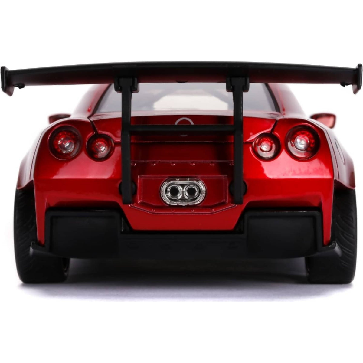 JADA TOYS - POWER RANGERS 2009 NISSAN GT-R WITH RED RANGER 1:24 SCALE DIECAST VEHICLE & FIGURE SET