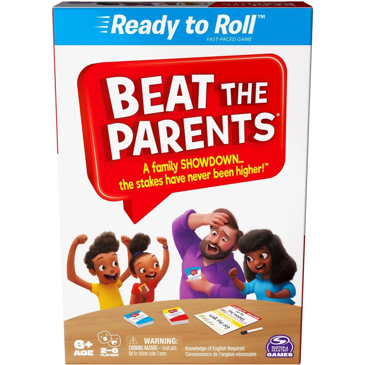 Spin Master - Games - Beat The Parents Travel Ready To Roll Board Game