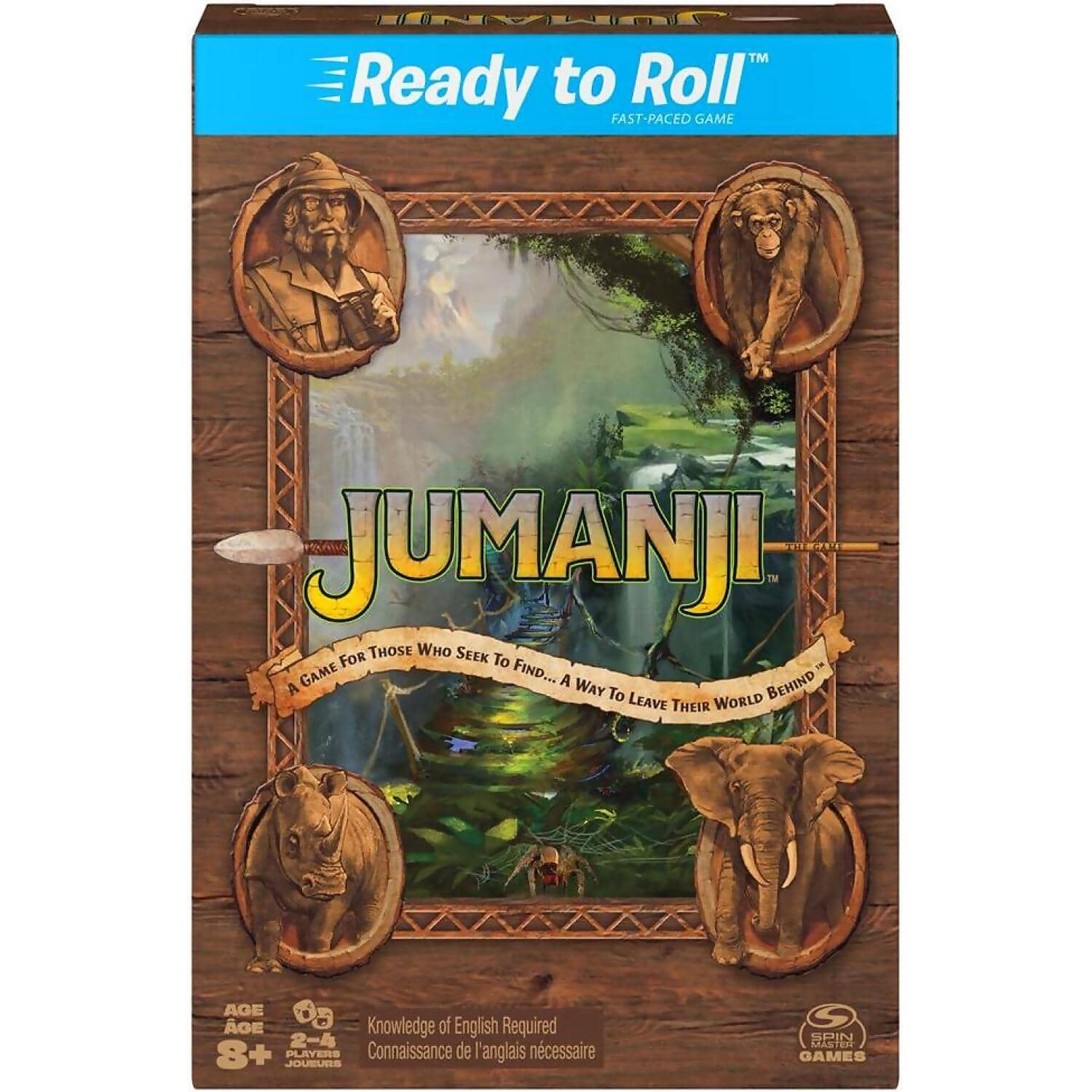Spin Master - Games - Jumanji Travel Ready To Roll Game