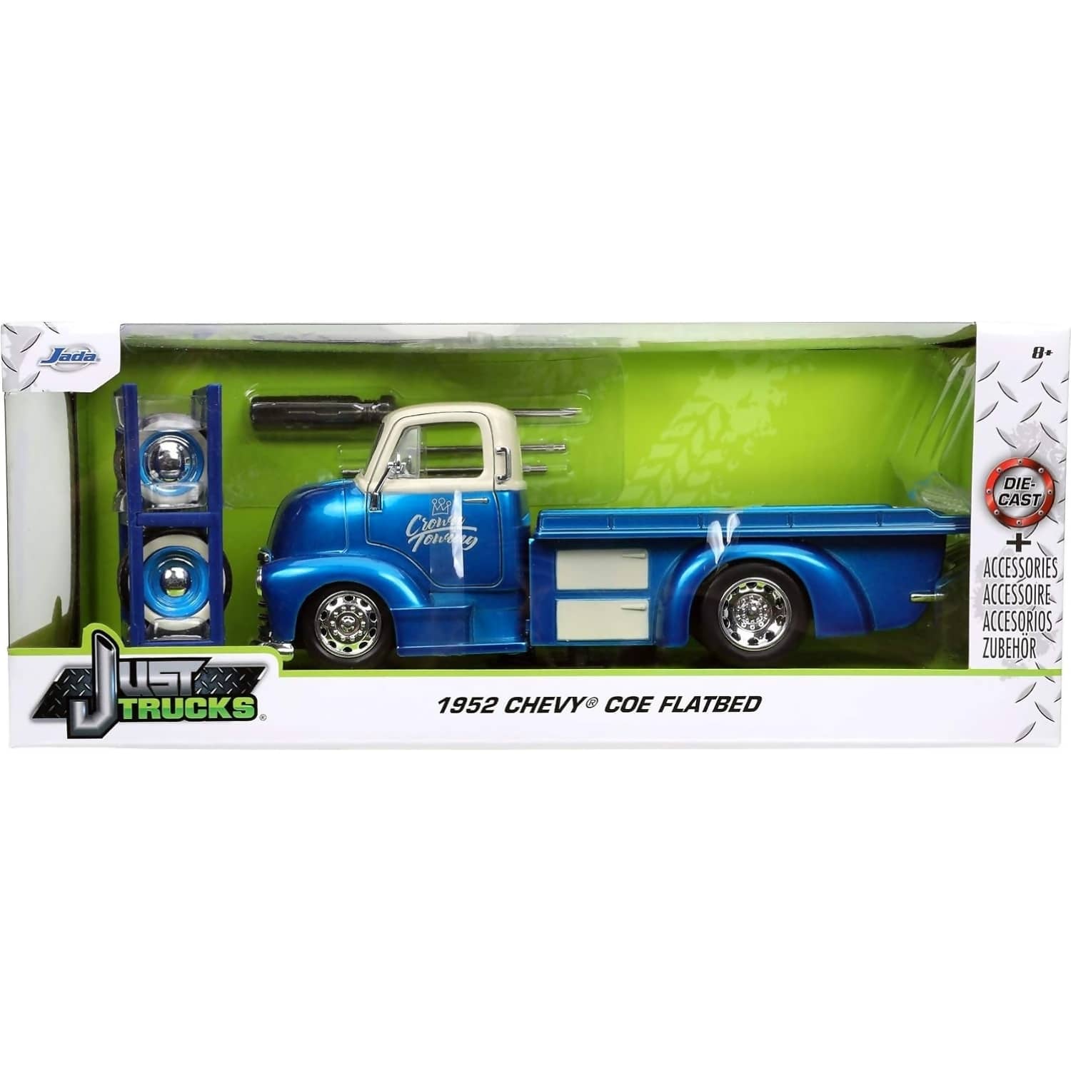 JADA TOYS - JUST TRUCKS 1952 CHEVY COE FLATBED 1:24 SCALE SCALE DIECAST VEHICLE