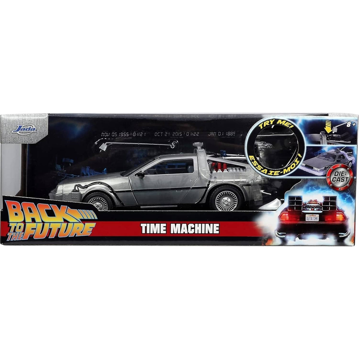 JADA TOYS - BACK TO THE FUTURE TIME MACHINE 1:24 SCALE DIECAST VEHICLE