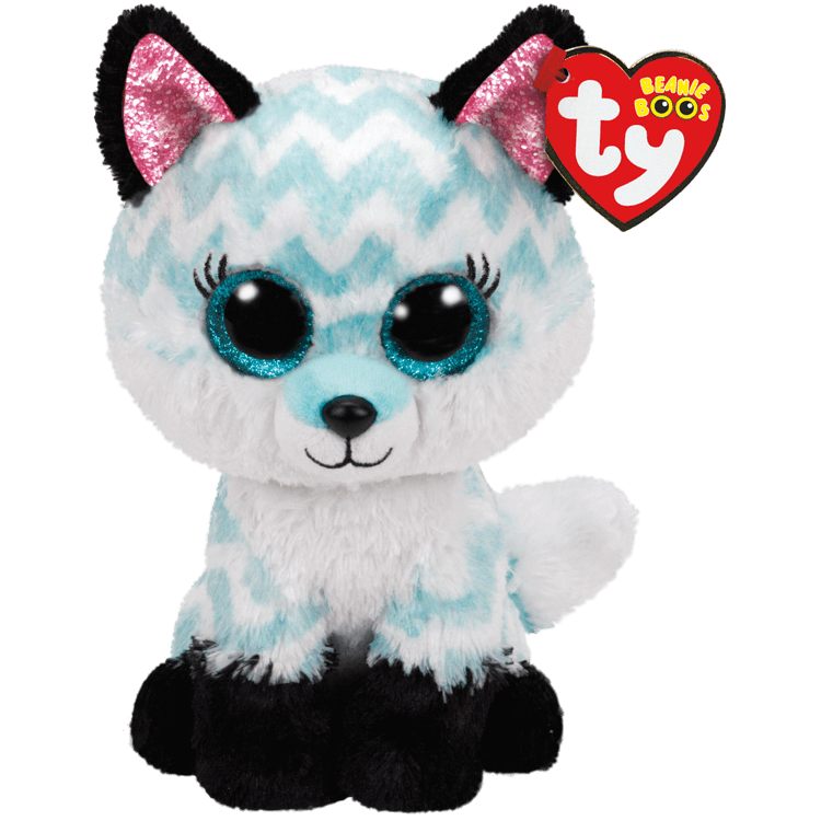 Ty - Beanie Boos - Atlas - Aqua Fox 23cm Medium