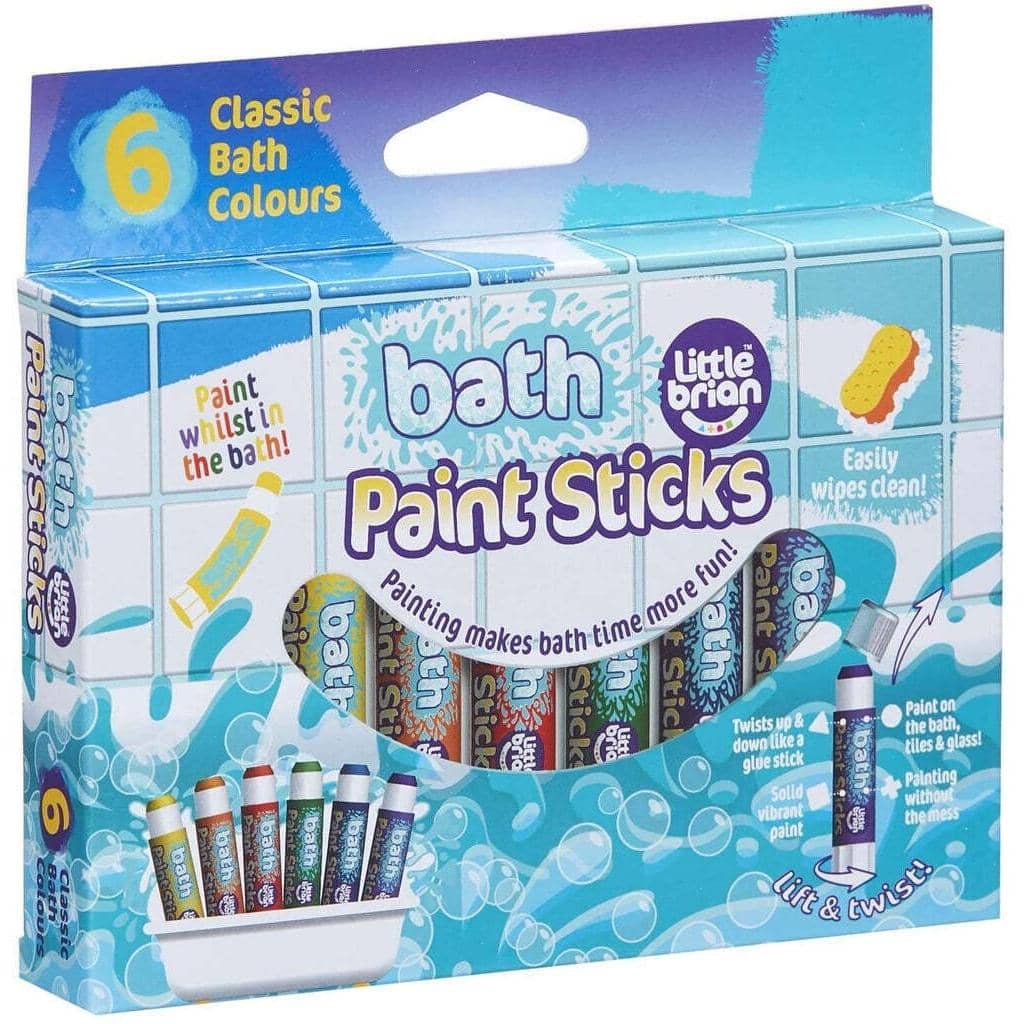 Little Brian - Bath Paint Sticks 6 Piece Pack