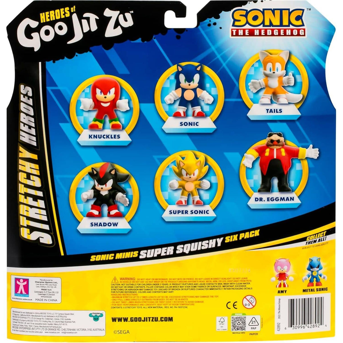 Heroes of Goo Jit Zu - Minis Sonic 6 Pack