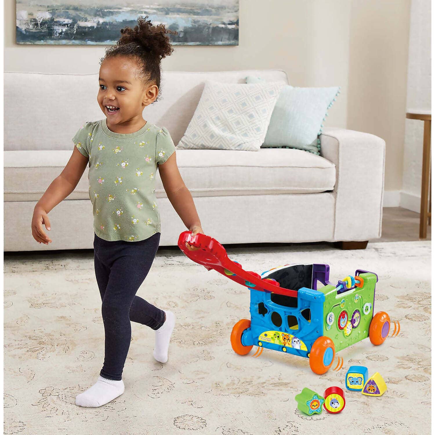 VTech - Sort & Discover Activity Wagon Red