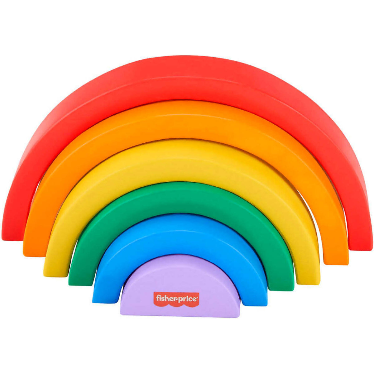 Fisher-Price - Wooden Stacking Rainbow - Mattel