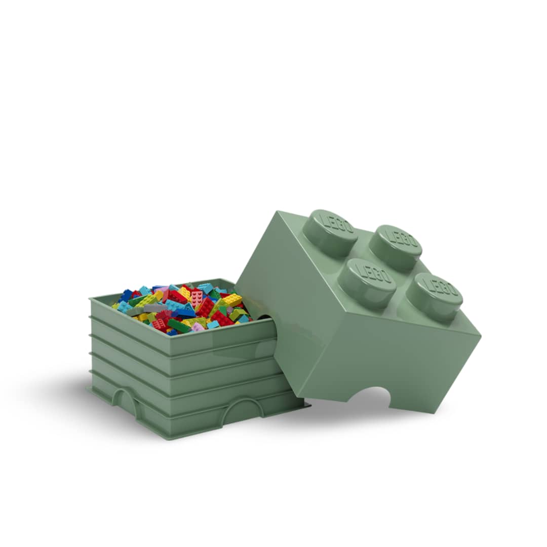 LEGO® Storage Brick 4 Sage Green - Room Copenhagen