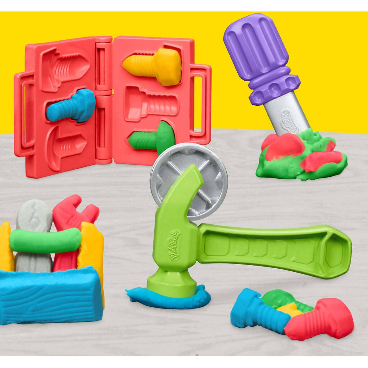 Play-Doh - Stamp & Saw Tool Bench - Hasbro
