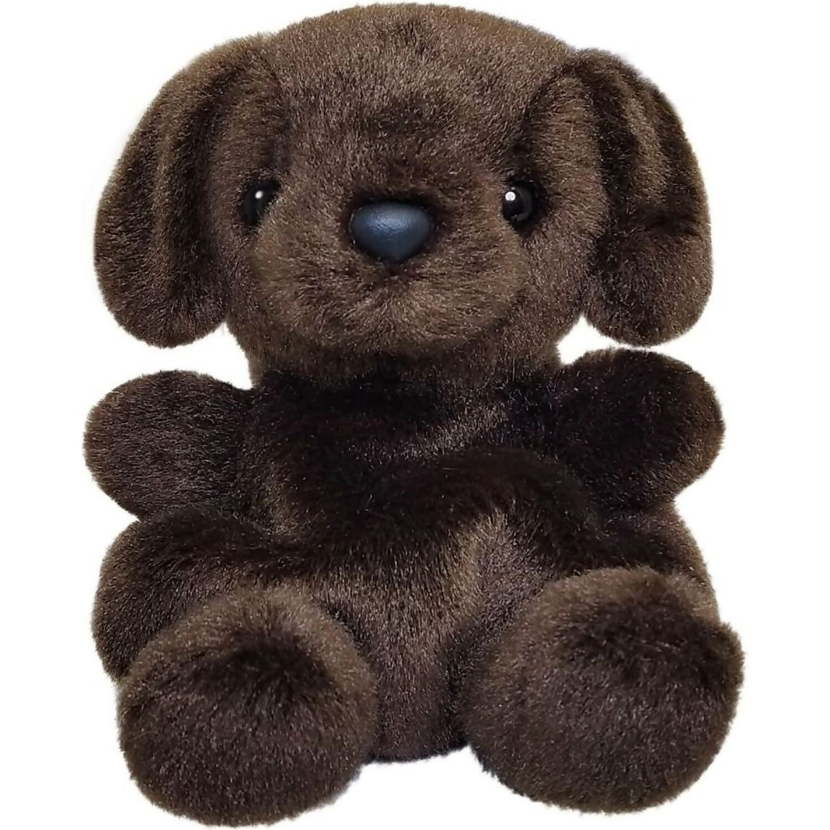Cotton Candy - Palm Pals 13cm Sienna Choc Labrador Dog Plush