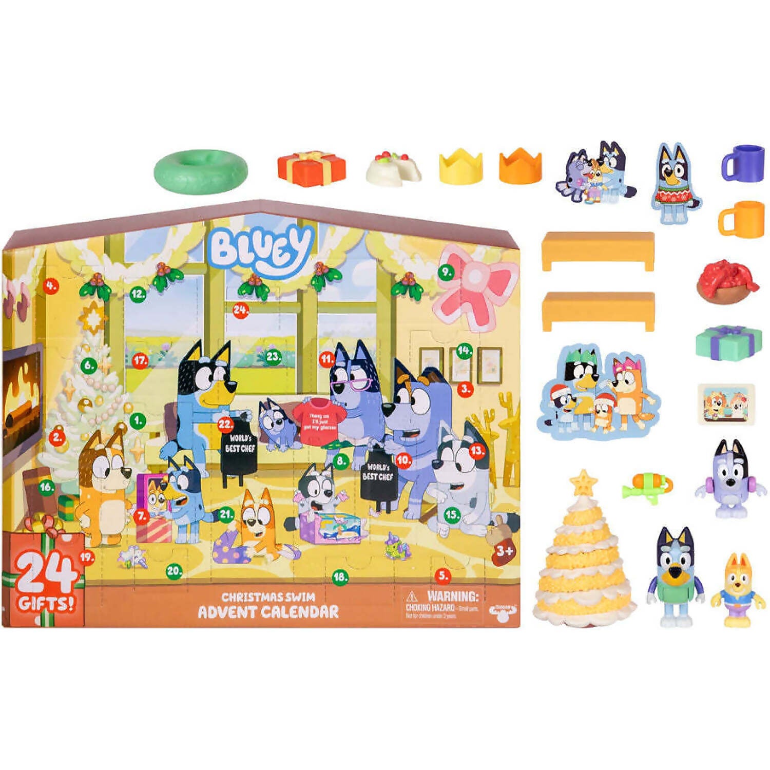 Bluey - Series 11 Christmas Swim Advent Calendar 2024 Xmas
