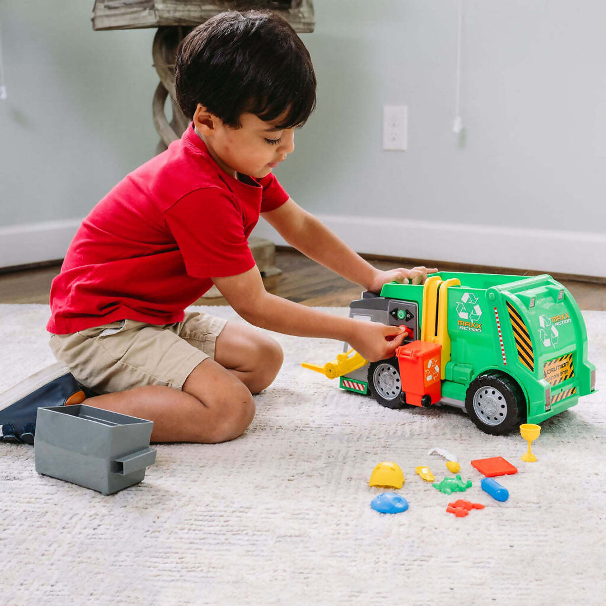 Maxx Action - 3-n-1 Lights & Sounds Maxx Recycler Truck