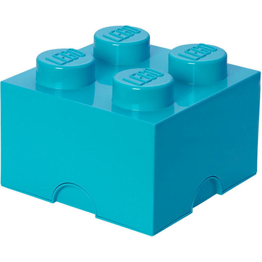 LEGO® Storage Brick 4 Studs Azure - Room Copenhagen