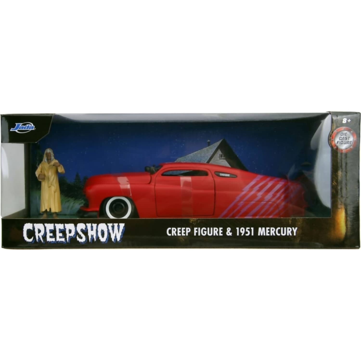 JADA TOYS - HOLLYWOOD RIDES 1951 MERCURY WITH CREEPSHOW FIGURE 1:24 SCALE DIECAST VEHICLE & FIGURE SET
