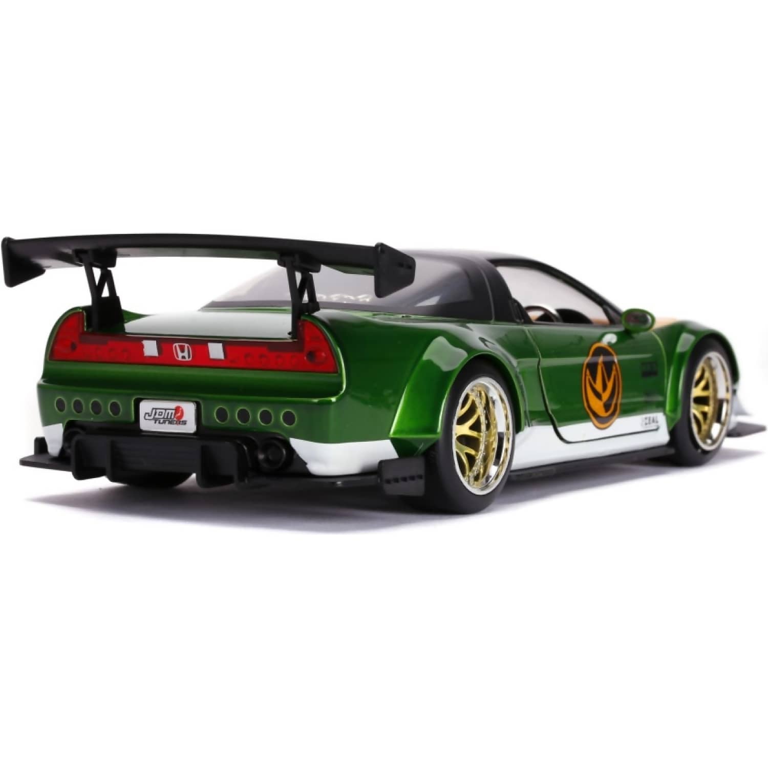 JADA TOYS - POWER RANGERS 2002 HONDA NSX TYPE-R JAPAN SPEC WITH GREEN RANGER 1:24 SCALE SCALE DIECAST VEHICLE & FIGURE SET