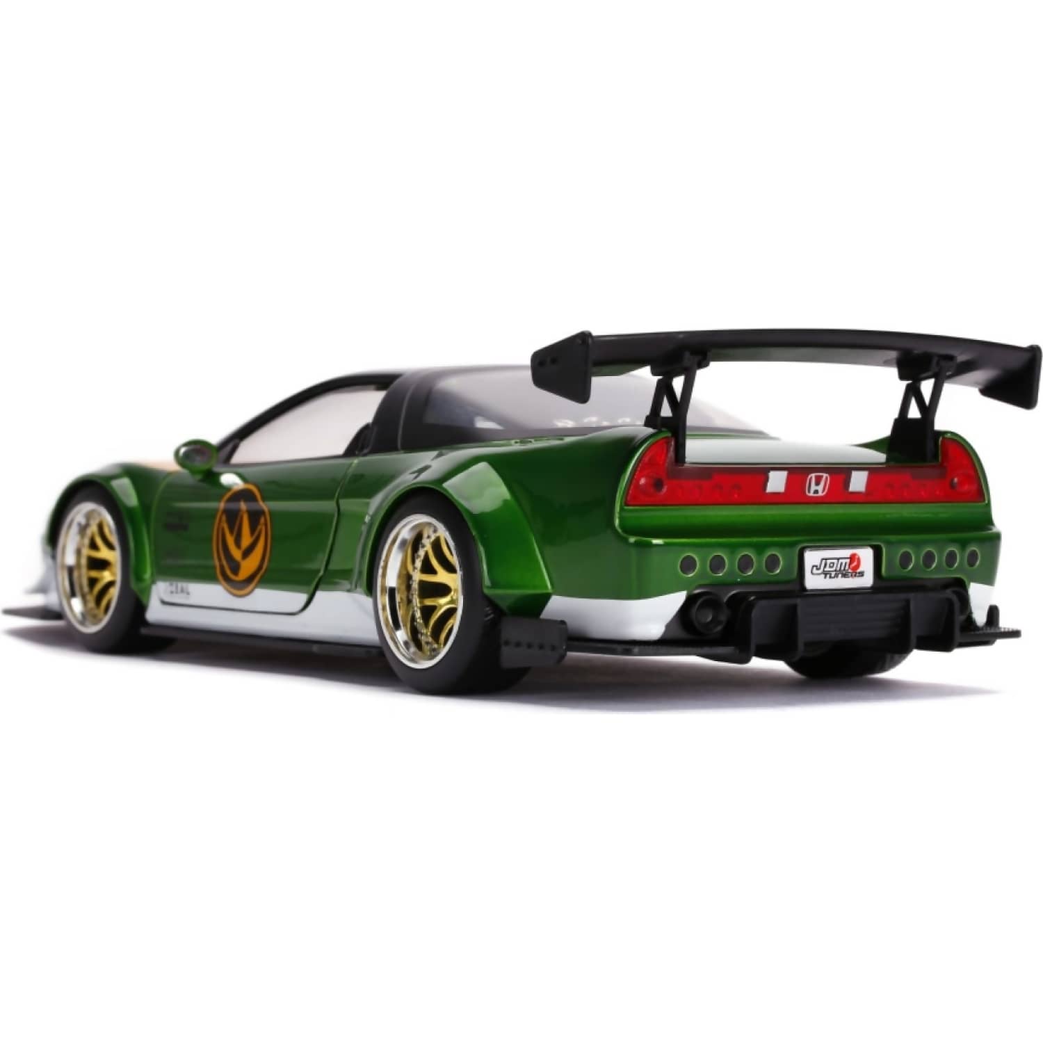 JADA TOYS - POWER RANGERS 2002 HONDA NSX TYPE-R JAPAN SPEC WITH GREEN RANGER 1:24 SCALE SCALE DIECAST VEHICLE & FIGURE SET