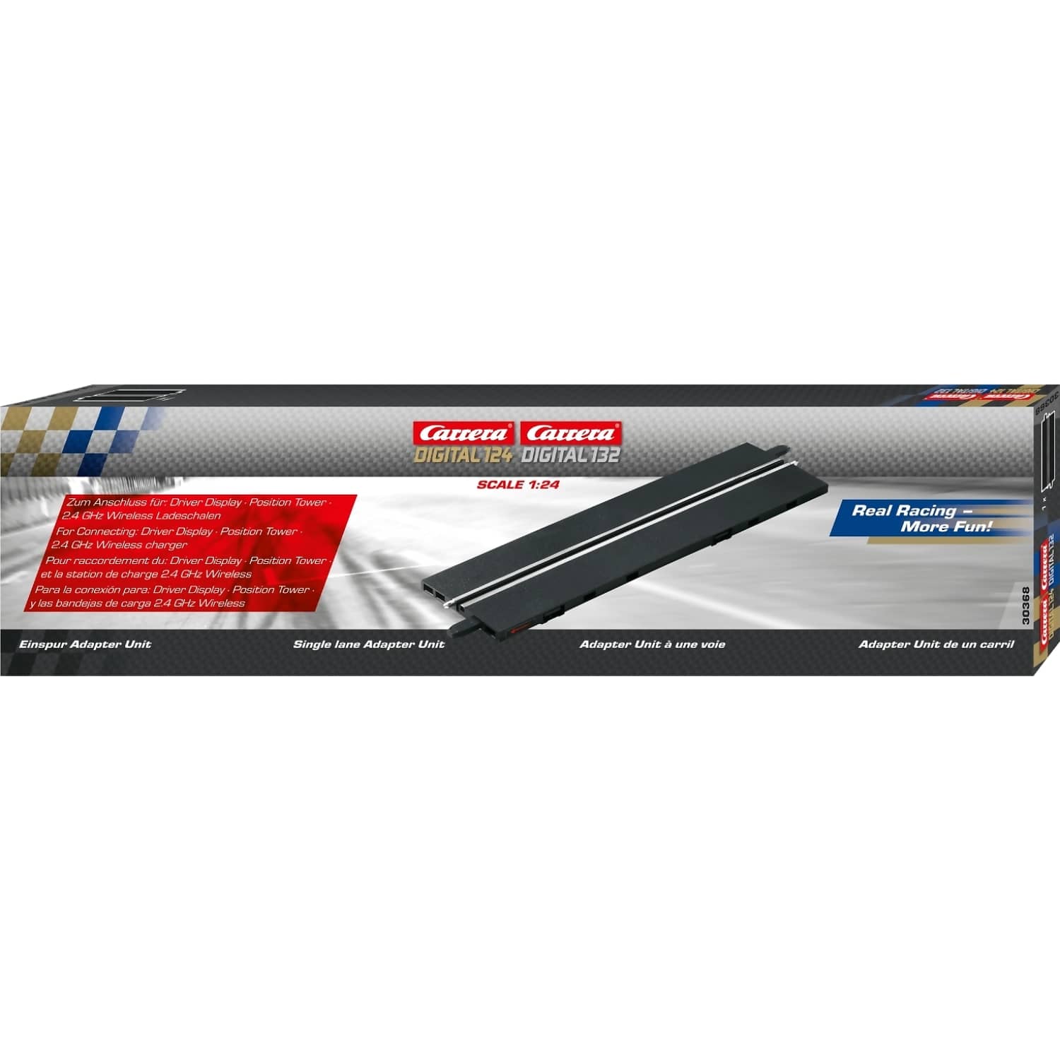 CARRERA - DIGITAL 1:32 ACCESSORIES - SINGLE LANE ADAPTER UNIT FOR ADDING DIGITAL FEATURES - SLOT CAR TRACK ACCESSORIES ALSO SUITS 1:24