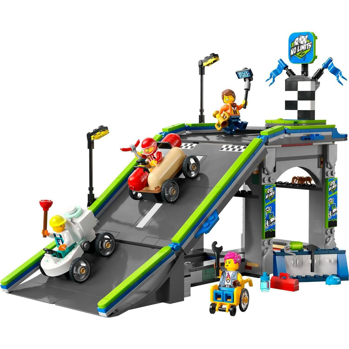 LEGO® 60460 No Limits: Race Car Ramp Track - City