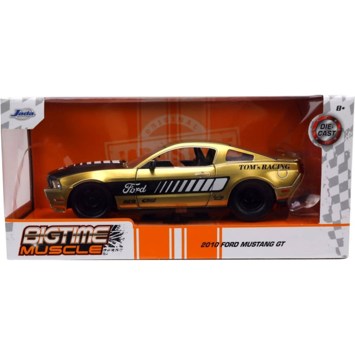 JADA TOYS - BIG TIME MUSCLE - 2010 FORD MUSTANG GT 1:24 SCALE DIECAST VEHICLE