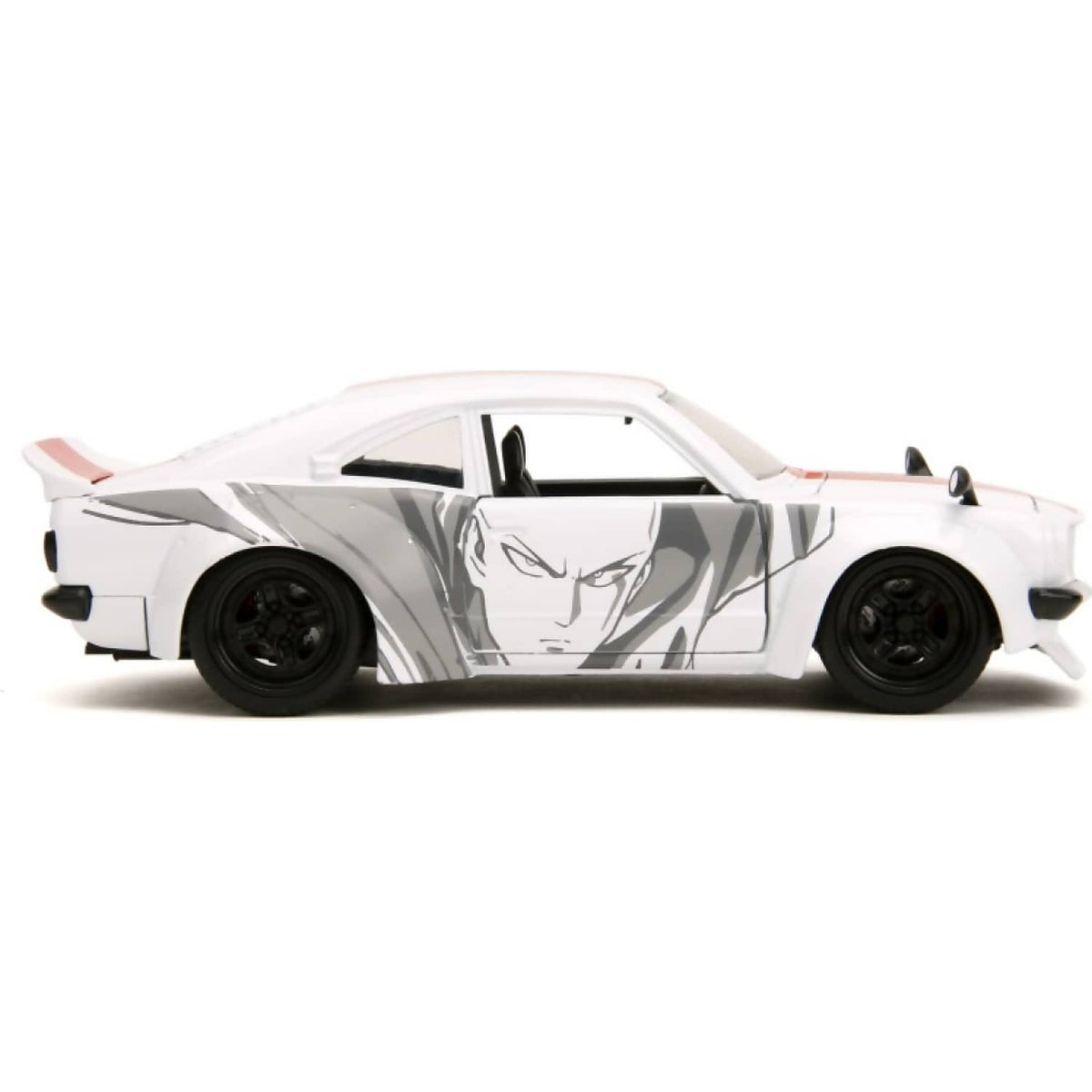 JADA TOYS - ONE PUNCH MAN 1974 MAZDA RX-3 WITH SAITAMA 1:24 SCALE DIECAST VEHICLE AND FIGURE SET