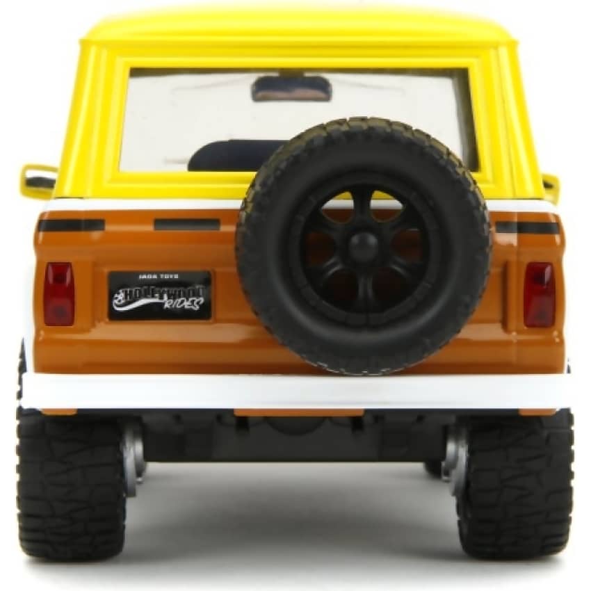JADA TOYS - SPONGEBOB SQUAREPANTS 1972 FORD BRONCO WITH SPONGEBOB 1:24 SCALE DIECAST VEHICLE SET
