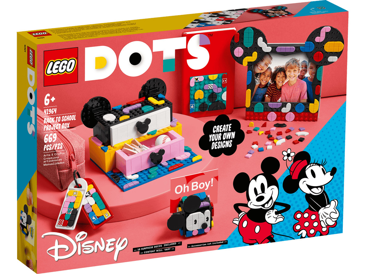 LEGO® 41964 Mickey Mouse & Minnie Mouse Back-to-School Project Box - DOTS