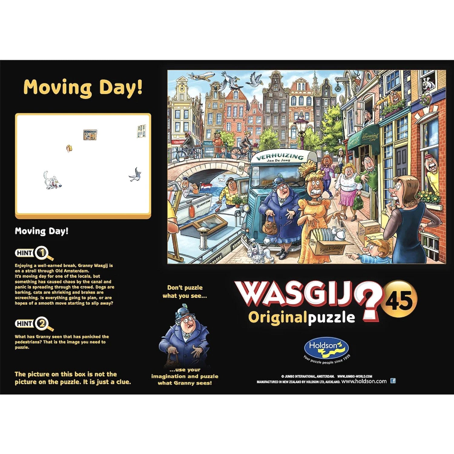 WASGIJ? - Original 45 Moving Day! Holdson Jigsaw Puzzle 1000 Pieces