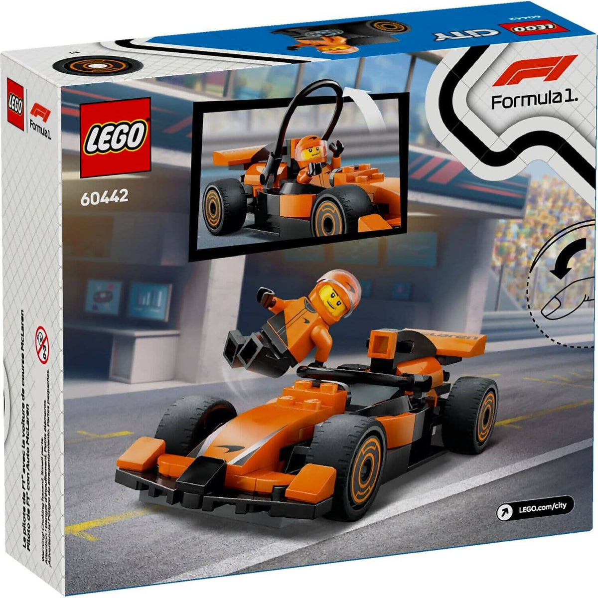 LEGO® 60442 F1 Driver with McLaren Race Car - City