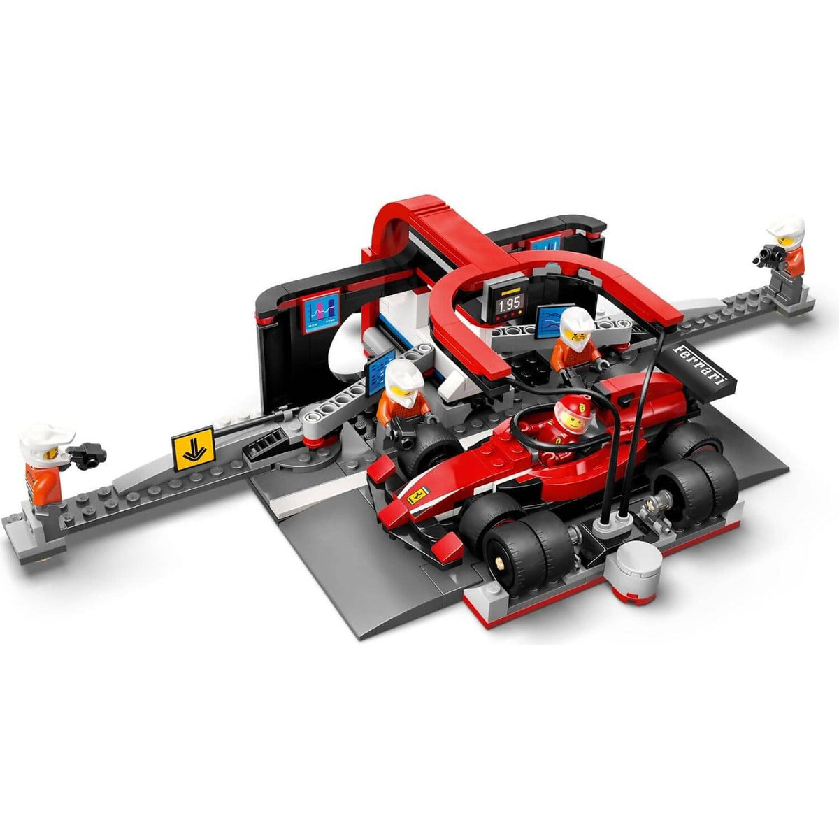 LEGO® 60443 F1 Pit Stop & Pit Crew with Ferrari Car - City