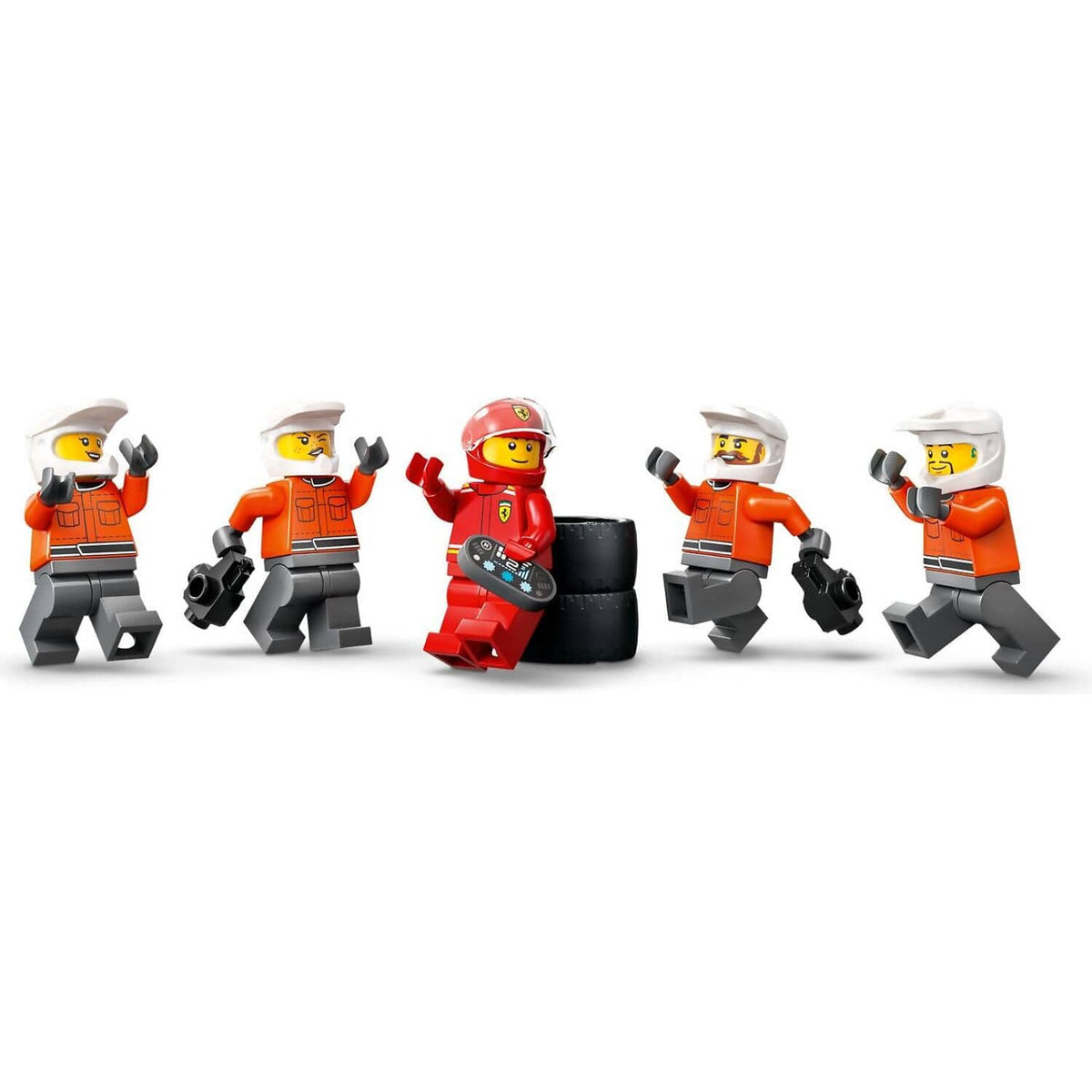 LEGO® 60443 F1 Pit Stop & Pit Crew with Ferrari Car - City