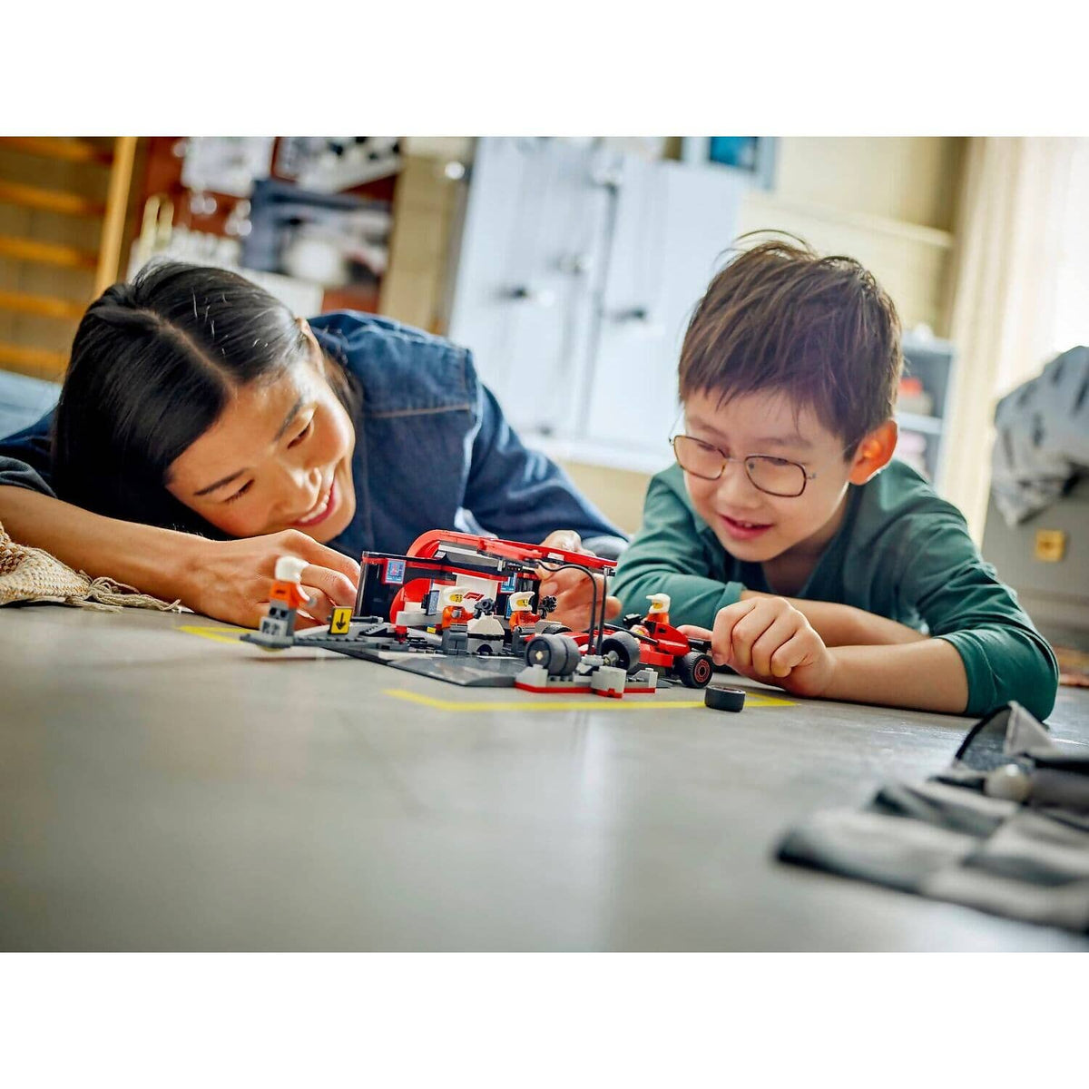 LEGO® 60443 F1 Pit Stop & Pit Crew with Ferrari Car - City